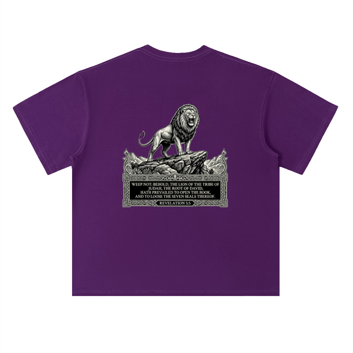 Heavyweight Drop Shoulder Cotton T-Shirt