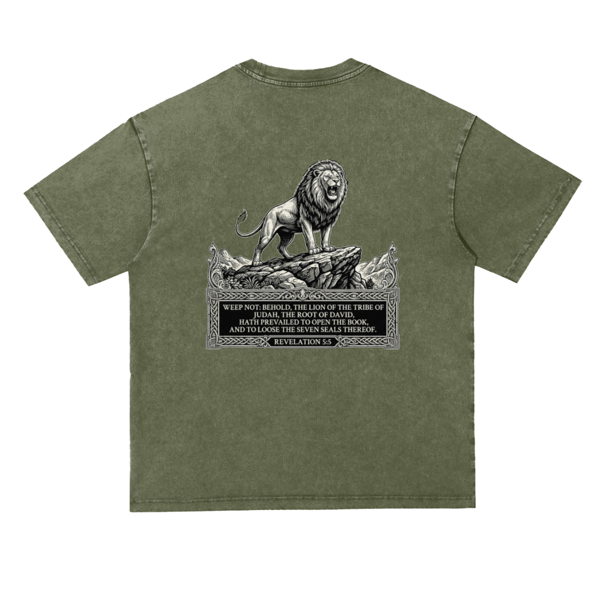 Snow Washed Heavyweight Oversize T-Shirt