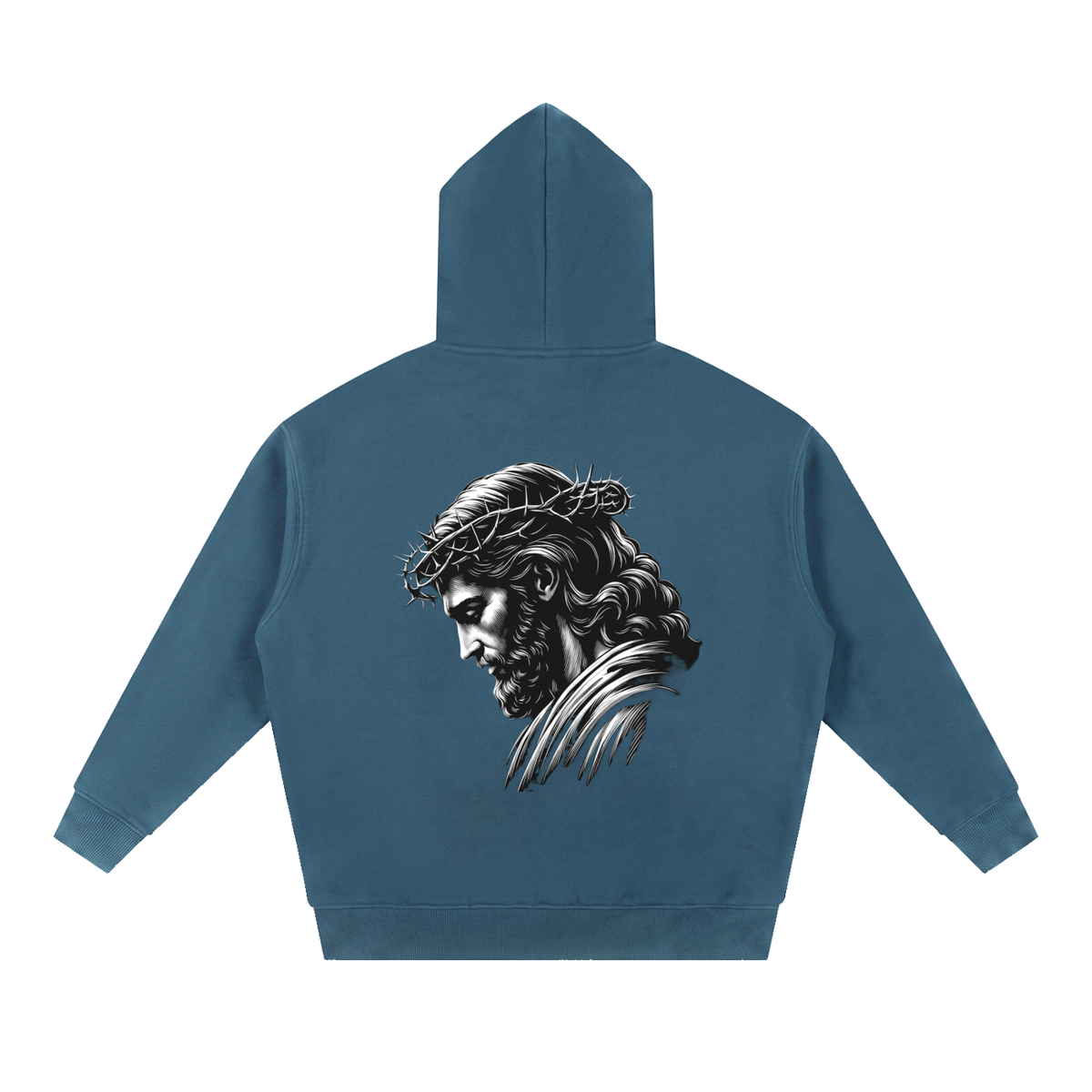 Essential Oversized Boxy Fit Fleece Hoodie