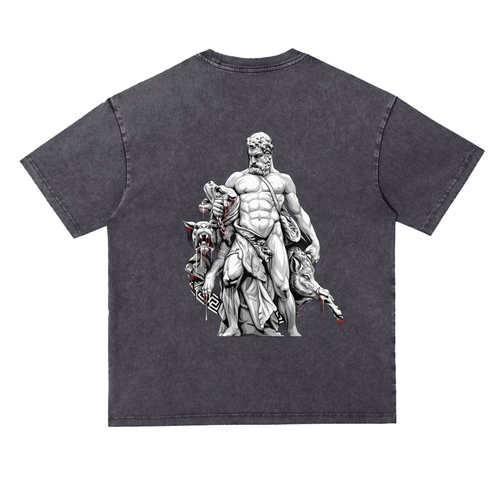 Snow Washed Heavyweight Oversize T-Shirt