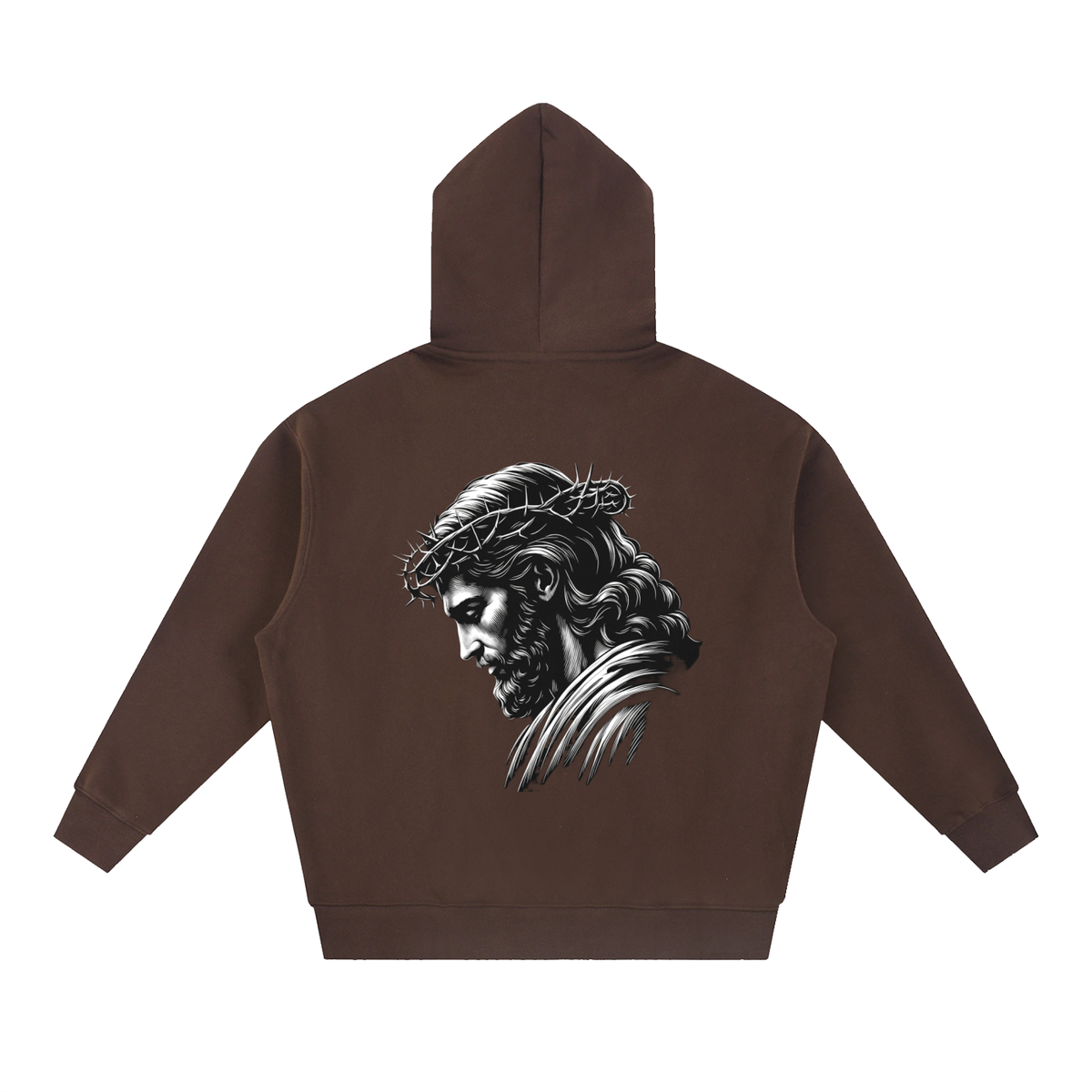 Essential Oversized Boxy Fit Fleece Hoodie