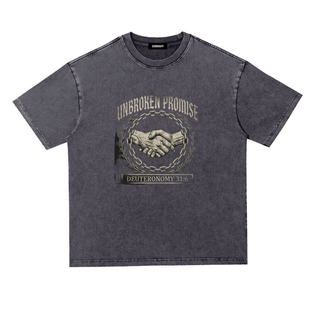 Snow Washed Heavyweight Oversize T-Shirt