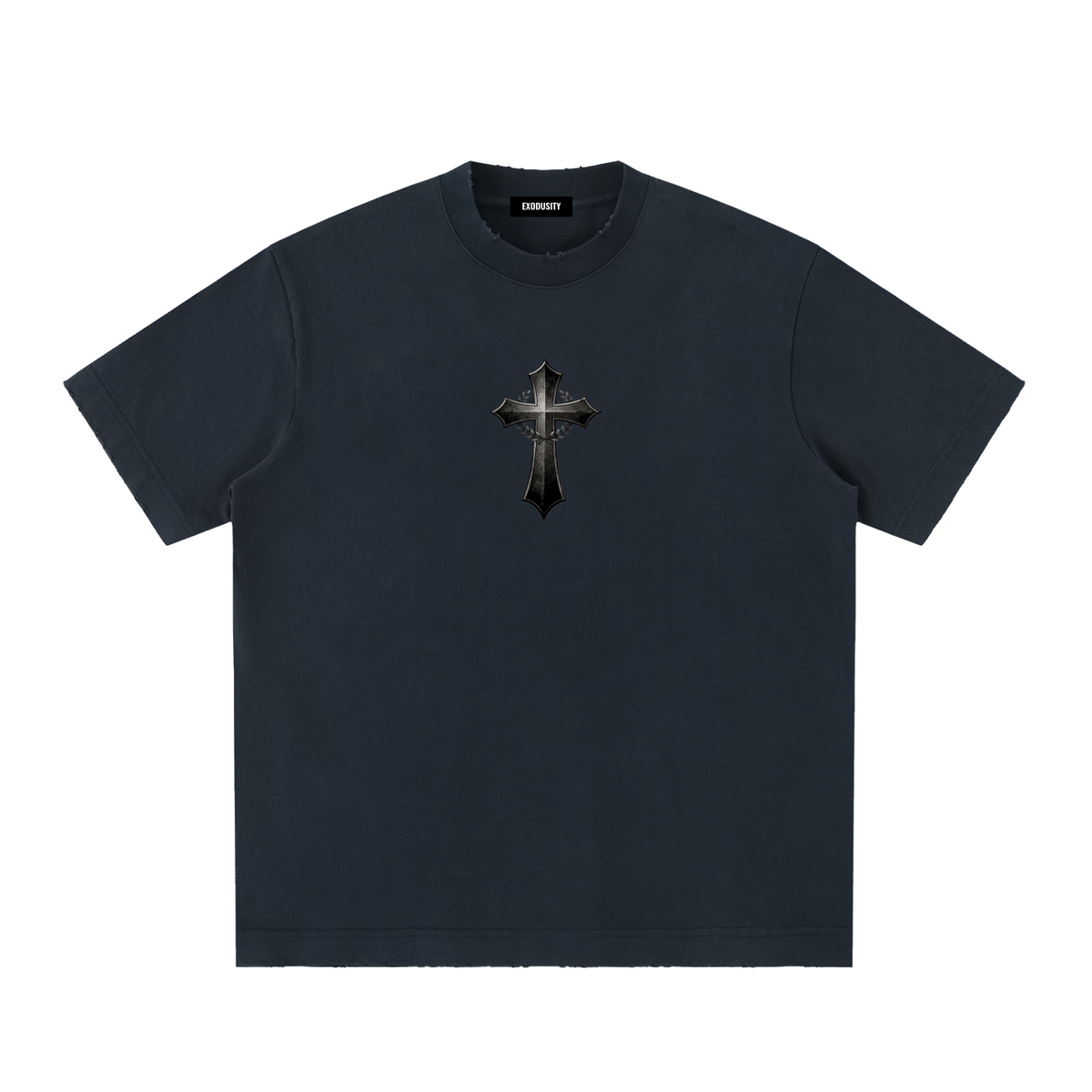 Heavyweight Vintage Washed Frayed T-Shirt