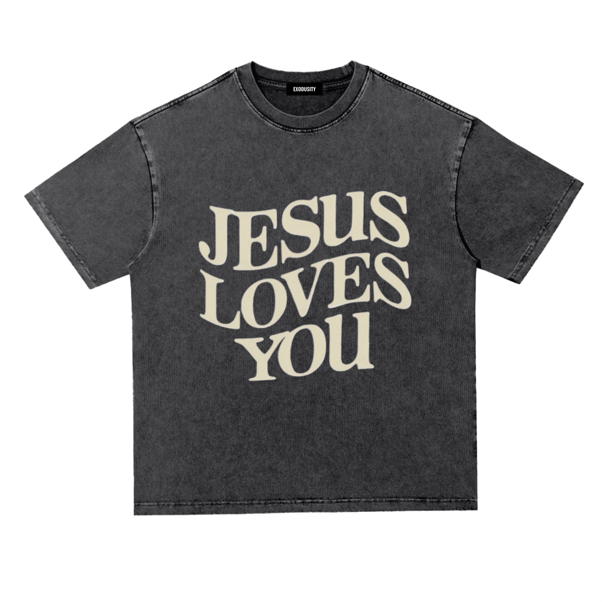 Snow Washed Heavyweight Oversize T-Shirt
