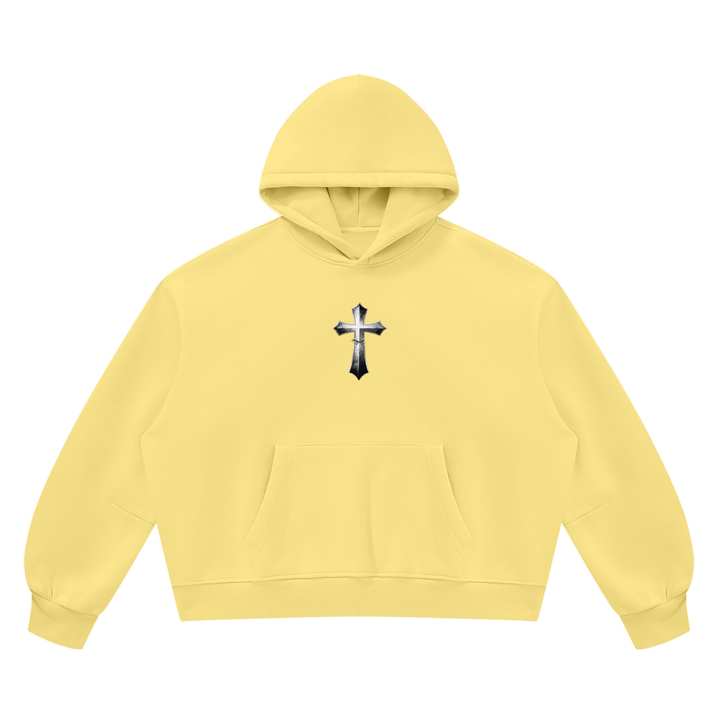Unisex Vintage Wash Boxy Fleece Hoodie