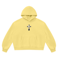 Unisex Vintage Wash Boxy Fleece Hoodie