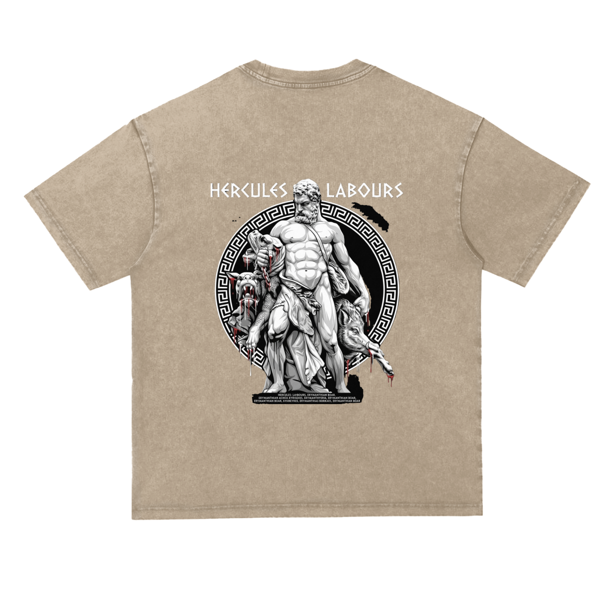 Snow Washed Heavyweight Oversize T-Shirt
