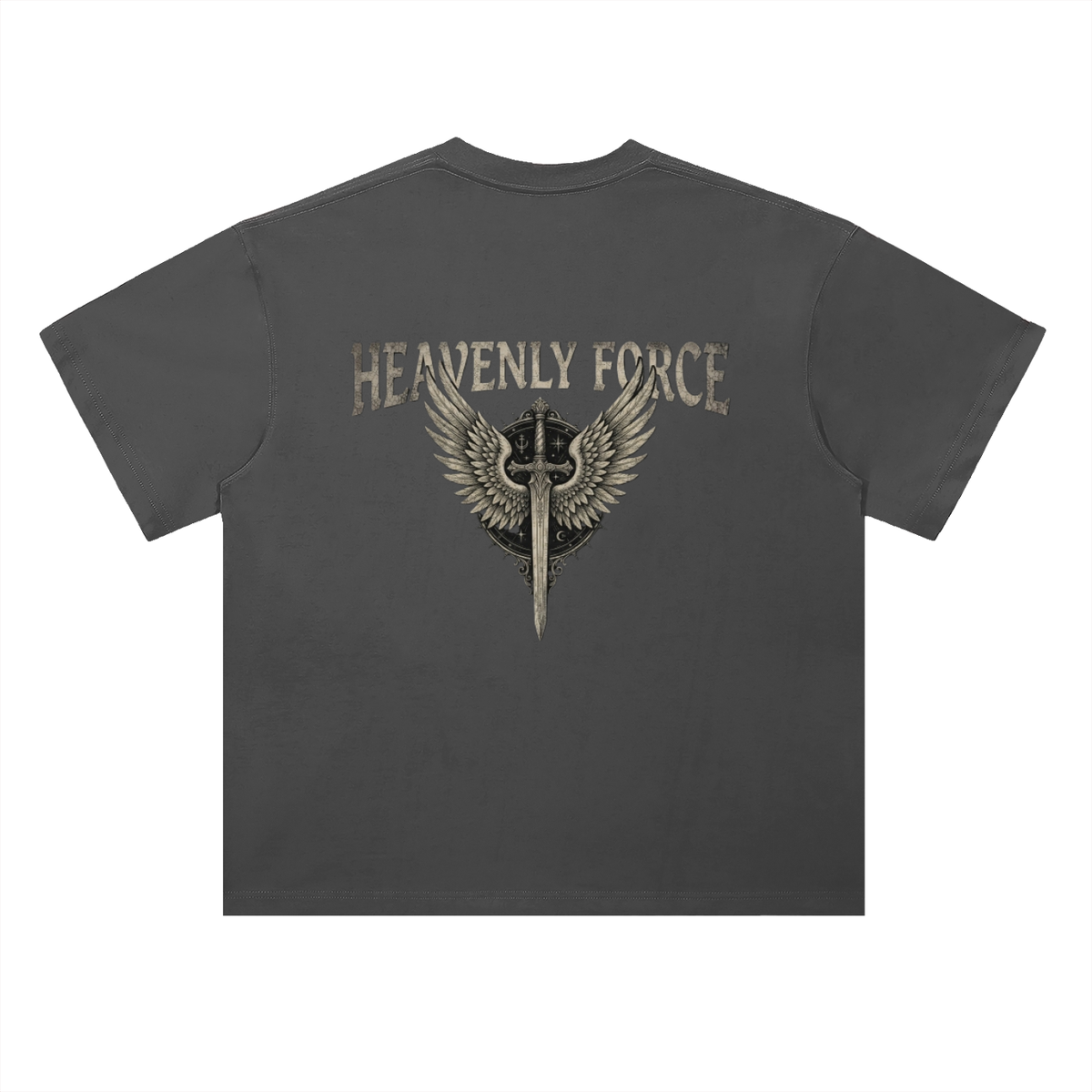 Heavyweight Drop Shoulder Cotton T-Shirt
