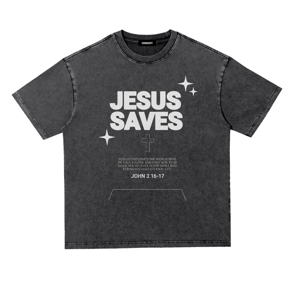 Snow Washed Heavyweight Oversize T-Shirt