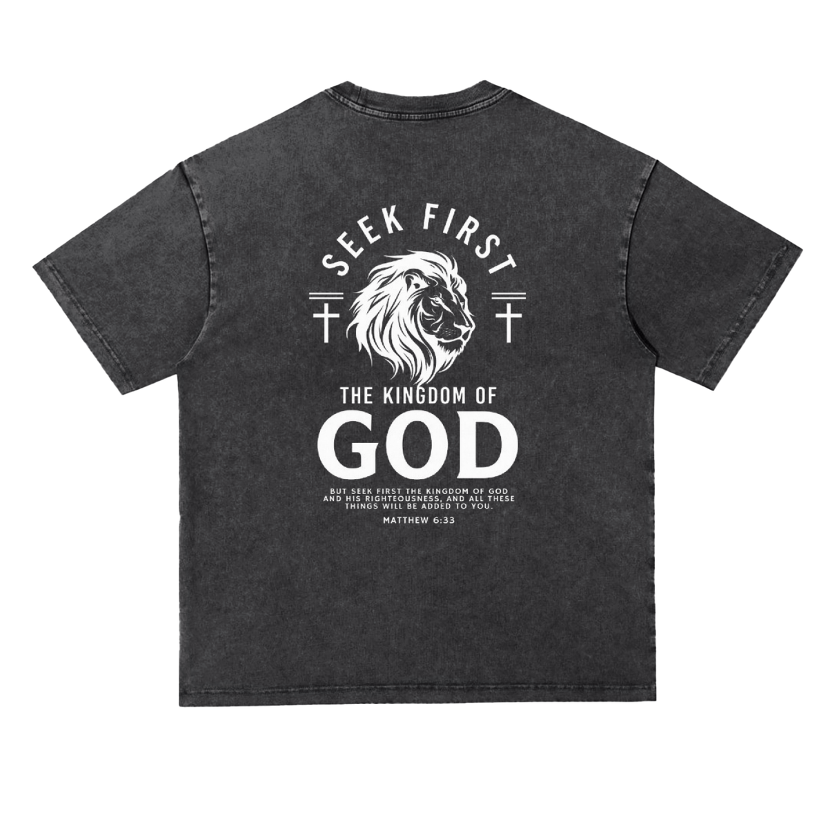 Snow Washed Heavyweight Oversize T-Shirt