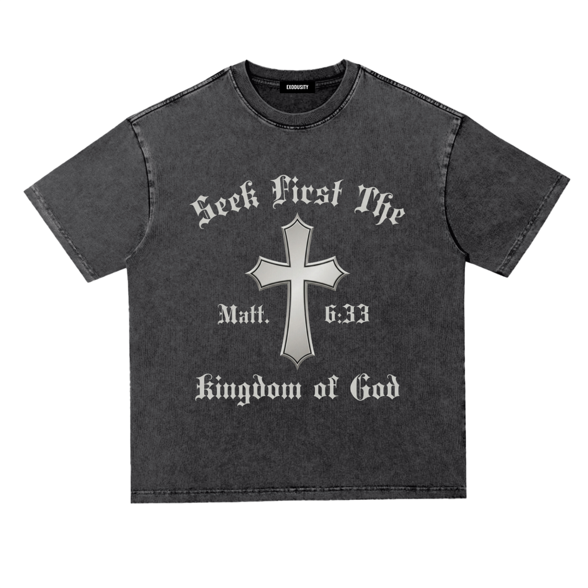 Snow Washed Heavyweight Oversize T-Shirt