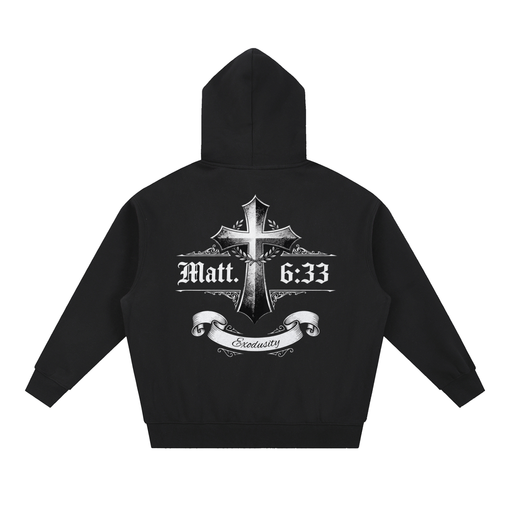 Essential Oversized Boxy Fit Fleece Hoodie
