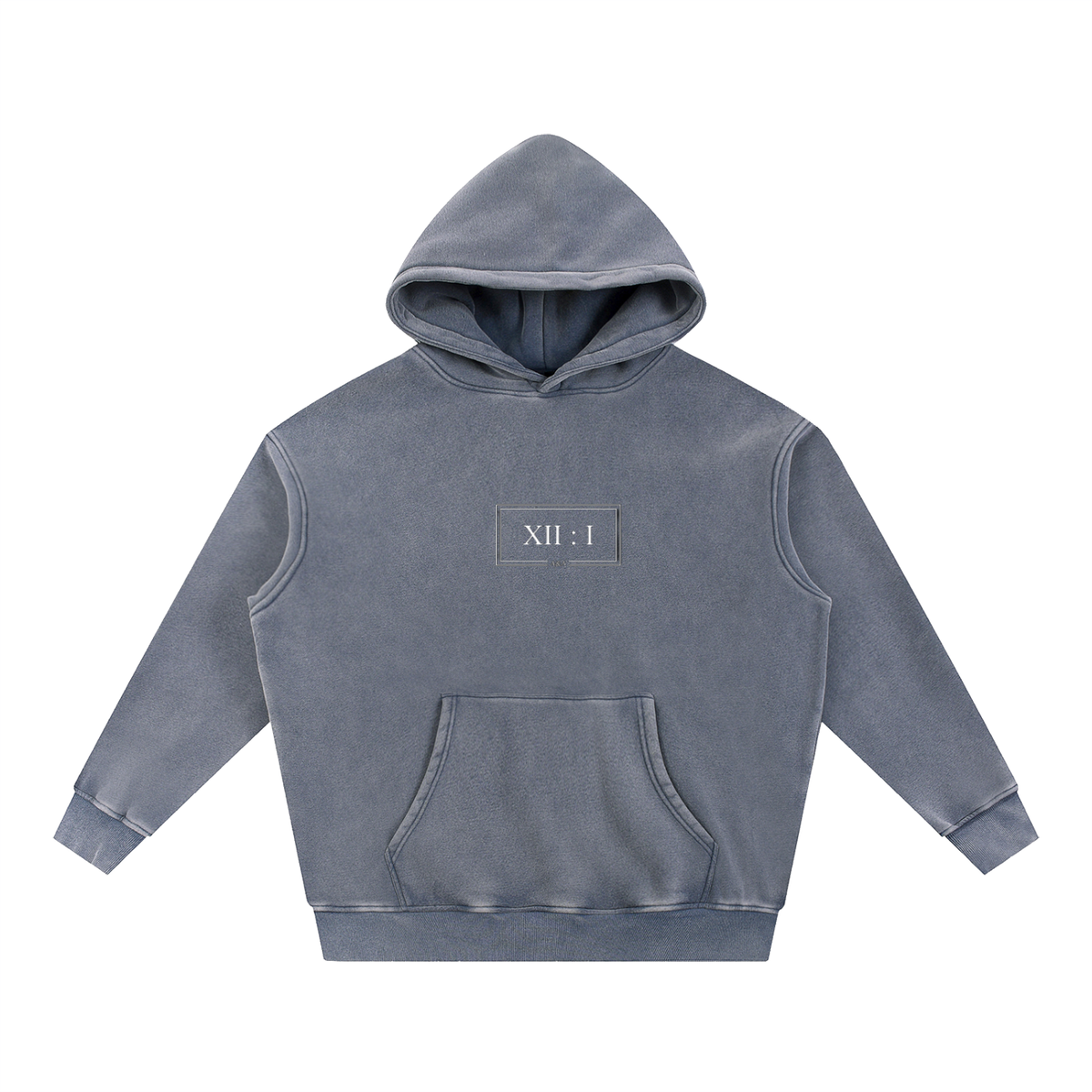 Snow Wash Oversized Fleece Hoodie | 355gsm Unisex Streetwear