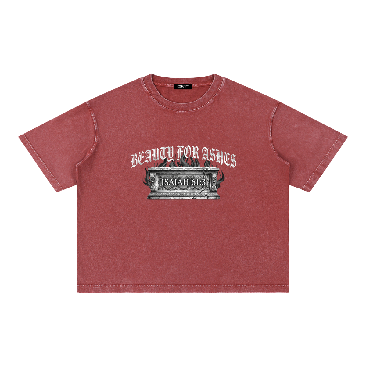 Mineral Wash Boxy Cotton T-Shirt