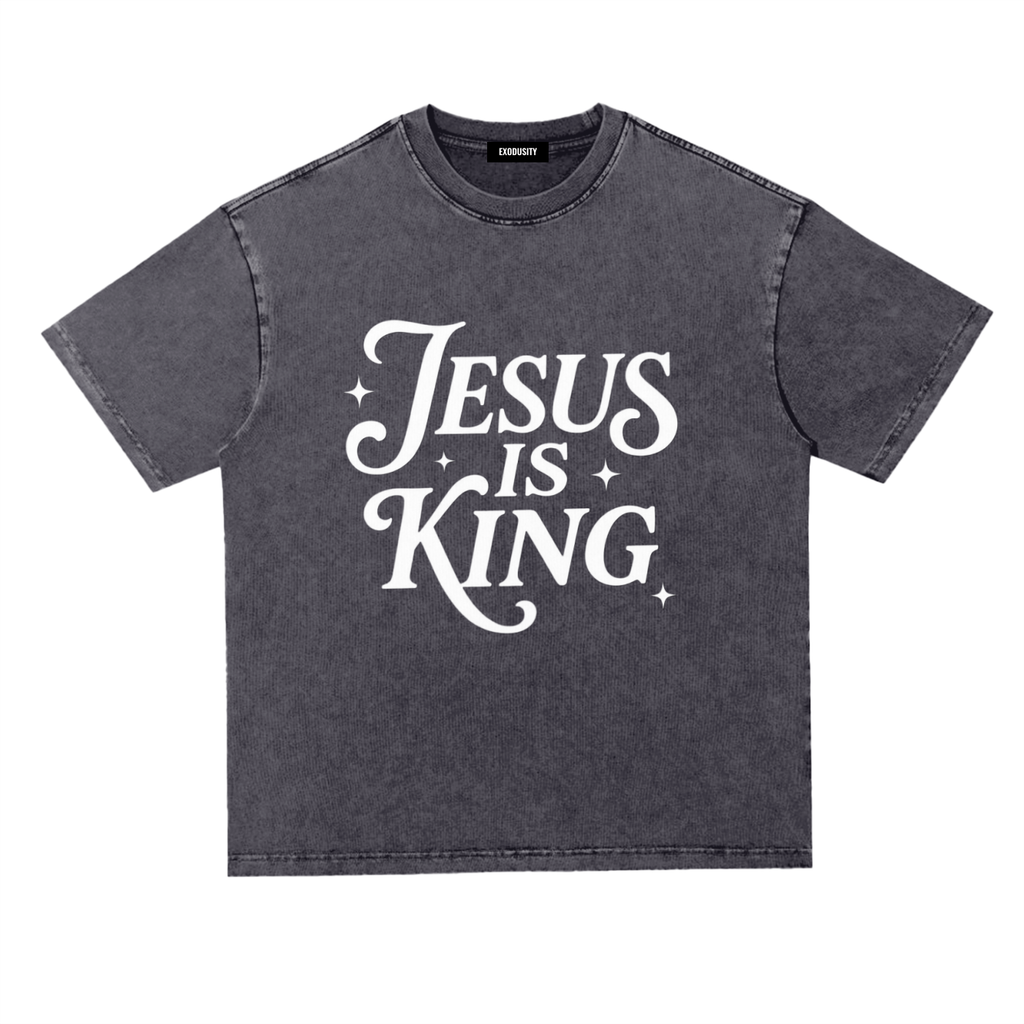 Snow Washed Heavyweight Oversize T-Shirt