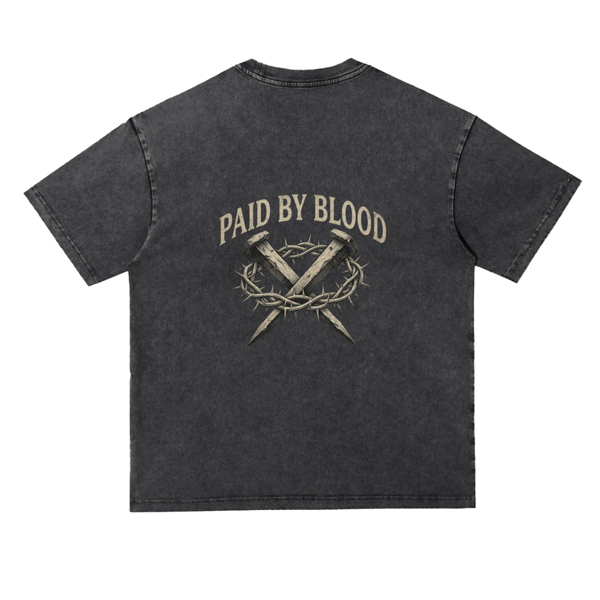 Snow Washed Heavyweight Oversize T-Shirt