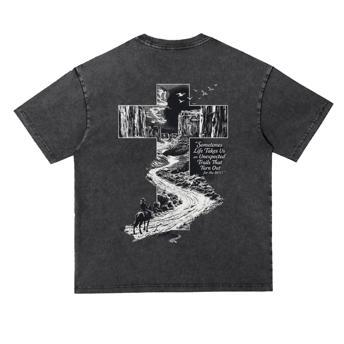 Snow Washed Heavyweight Oversize T-Shirt
