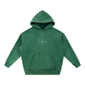 Snow Wash Oversized Fleece Hoodie | 355gsm Unisex Streetwear