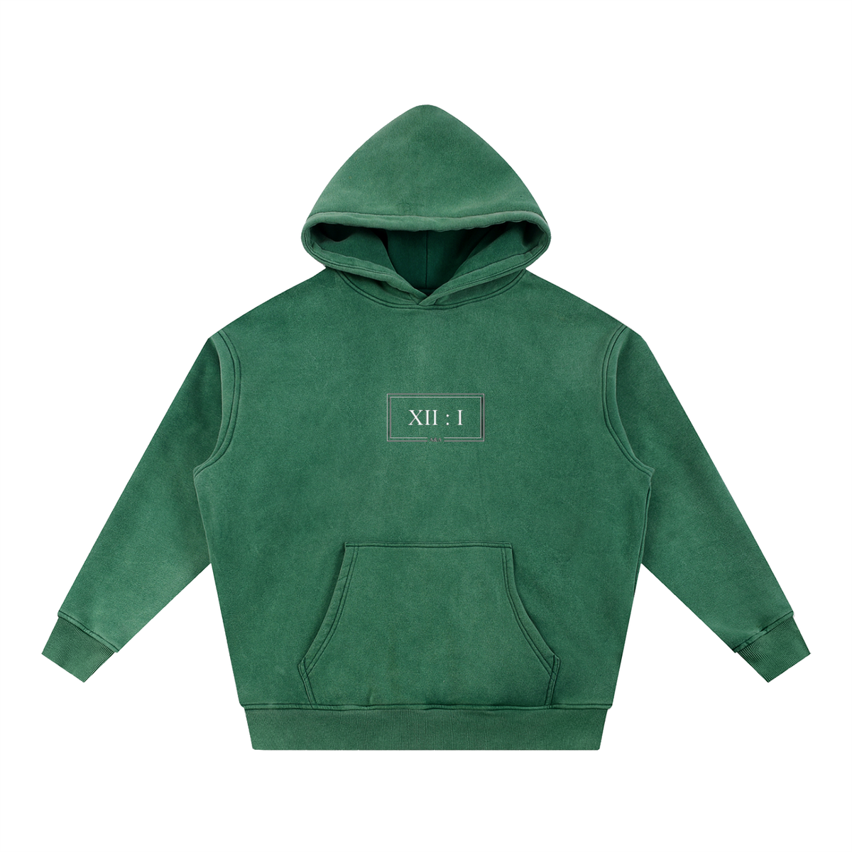Snow Wash Oversized Fleece Hoodie | 355gsm Unisex Streetwear