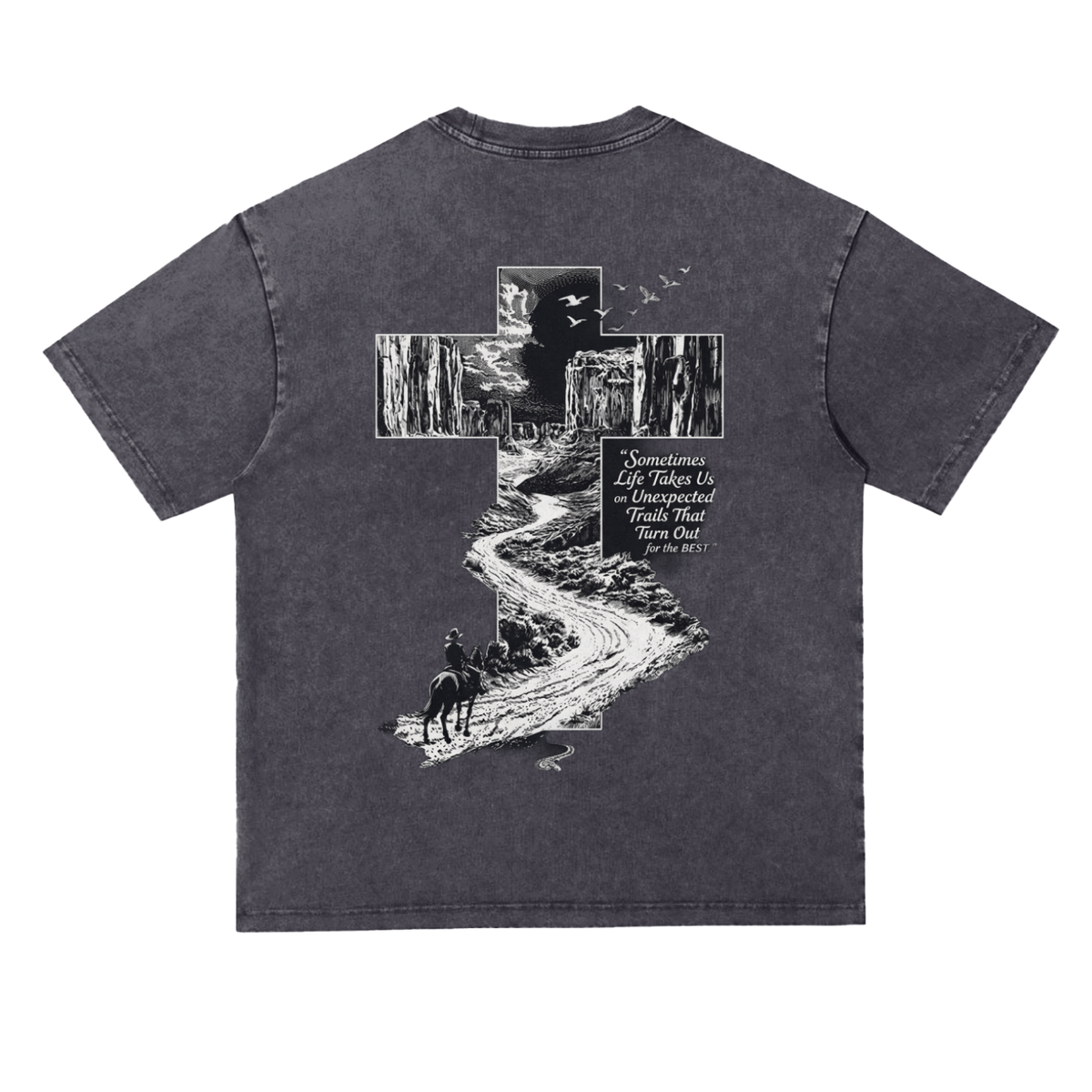 Snow Washed Heavyweight Oversize T-Shirt