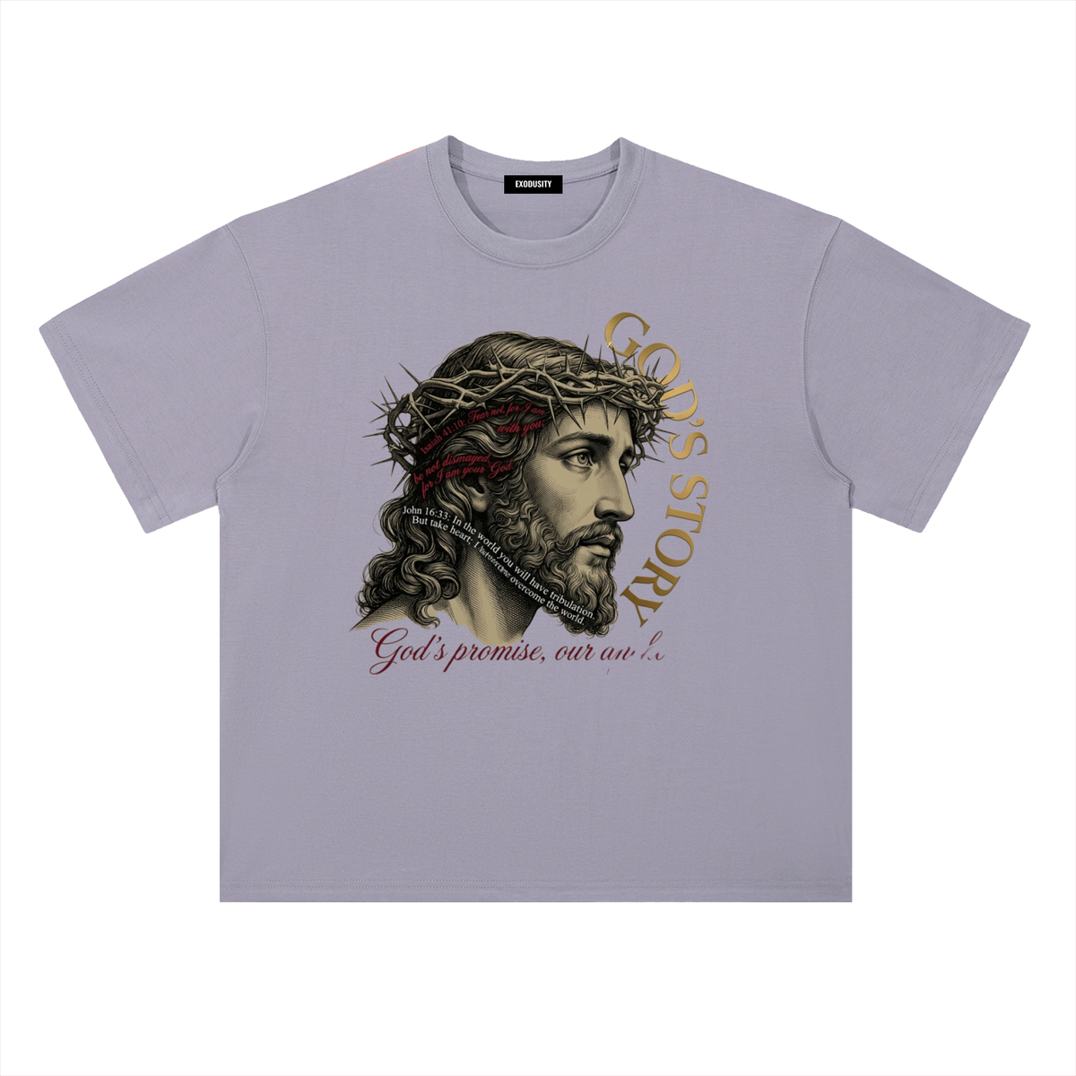 Heavyweight Drop Shoulder Cotton T-Shirt