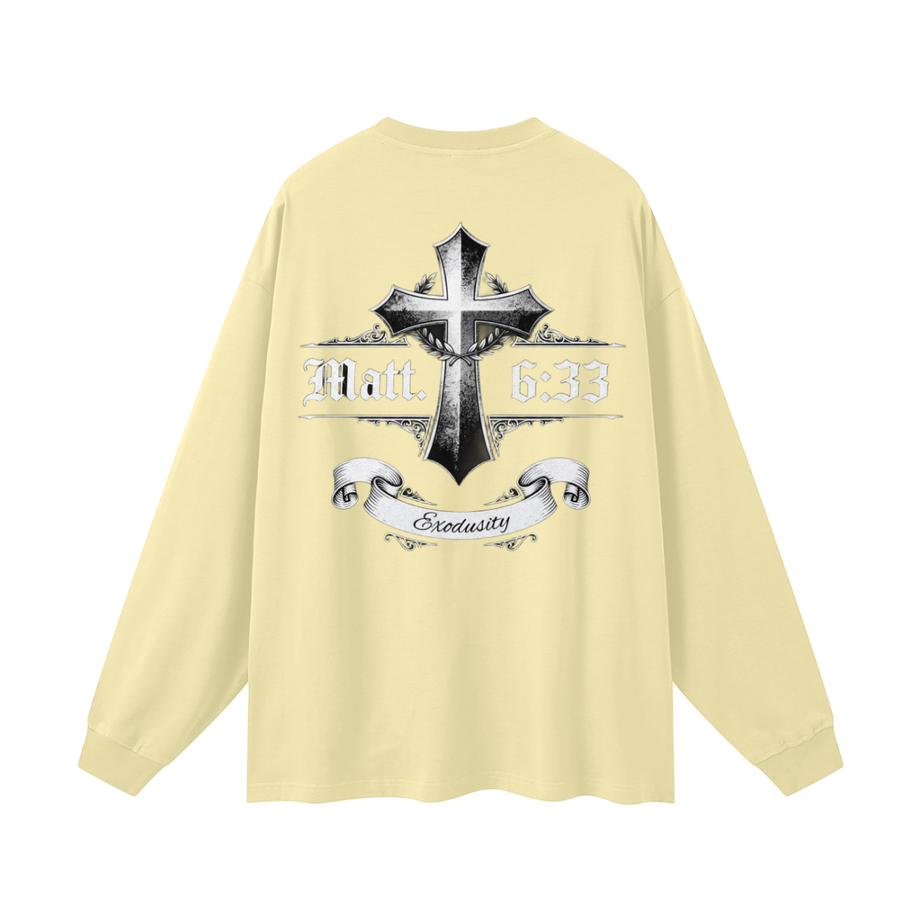 Oversized Unisex Long Sleeve T-Shirt