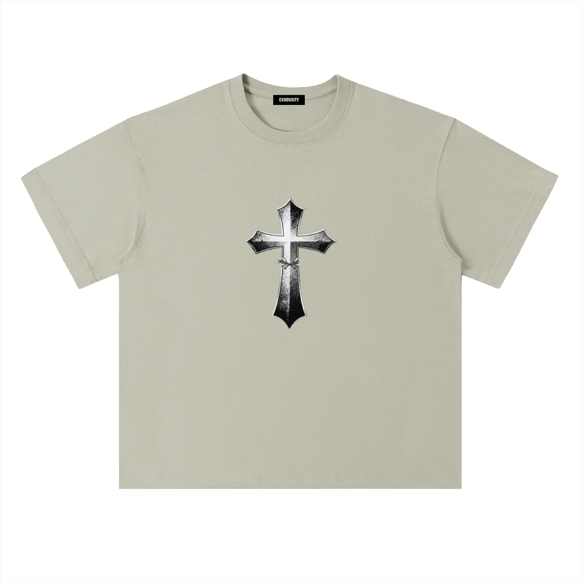 Heavyweight Drop Shoulder Cotton T-Shirt