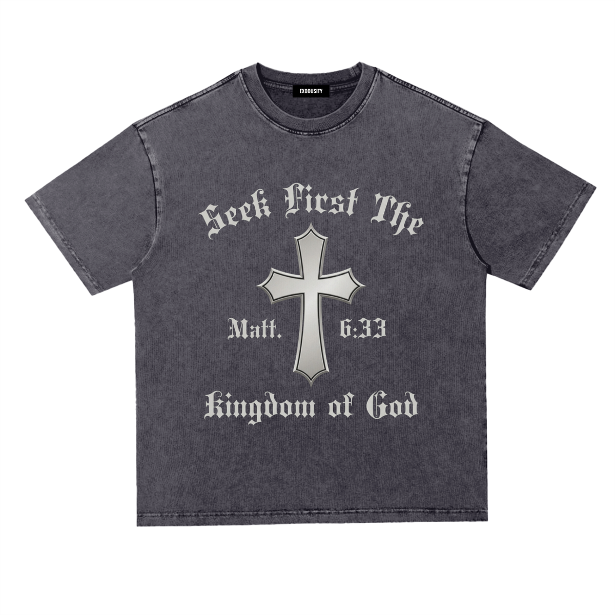 Snow Washed Heavyweight Oversize T-Shirt