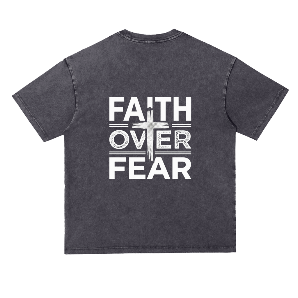 Snow Washed Heavyweight Oversize T-Shirt