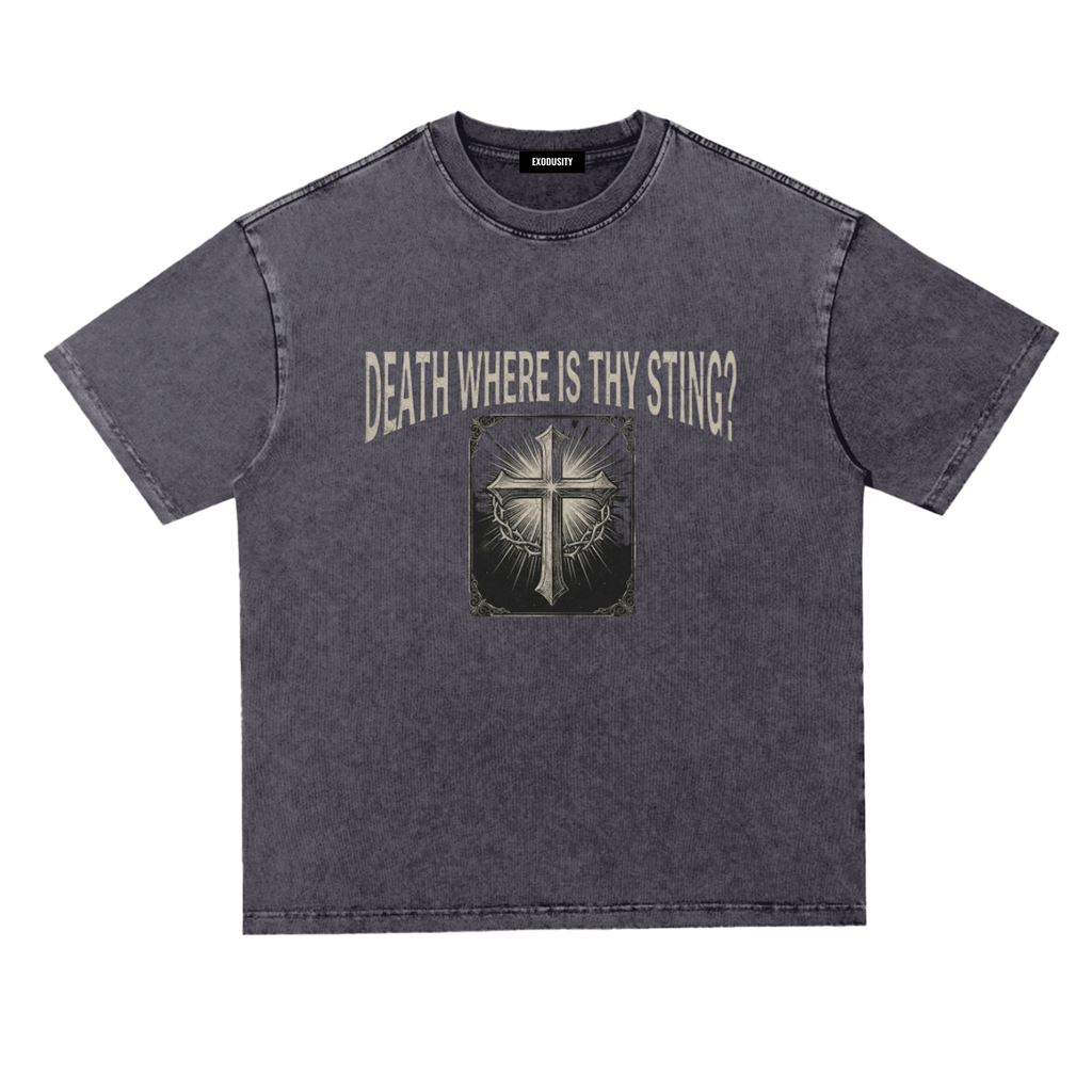 Snow Washed Heavyweight Oversize T-Shirt