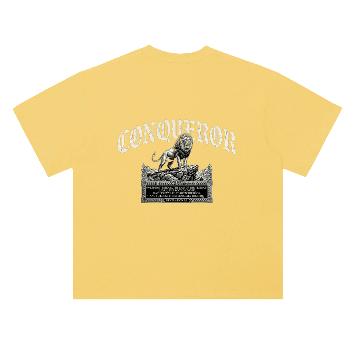 Heavyweight Drop Shoulder Cotton T-Shirt