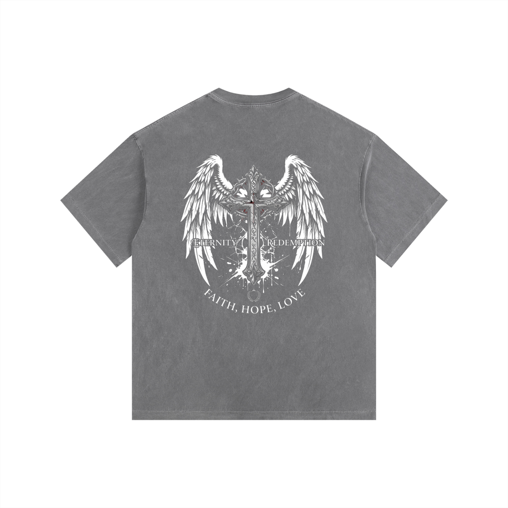 Vintage Washed Oversized Cotton T-Shirt