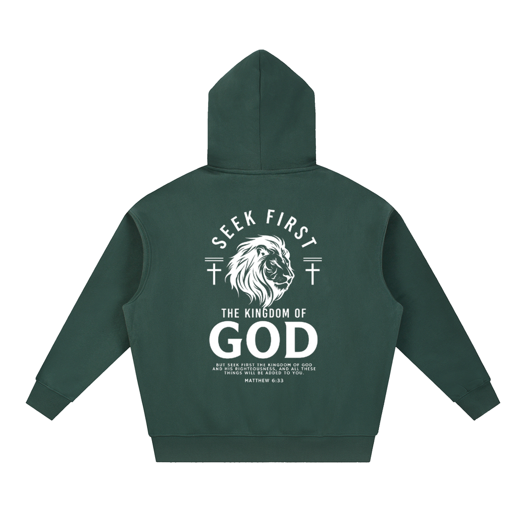 Essential Oversized Boxy Fit Fleece Hoodie