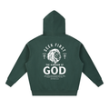 Essential Oversized Boxy Fit Fleece Hoodie