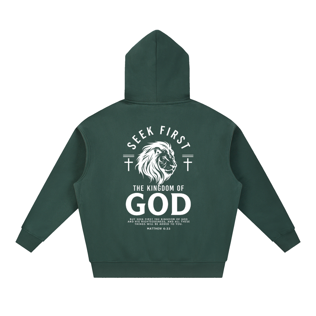 Essential Oversized Boxy Fit Fleece Hoodie
