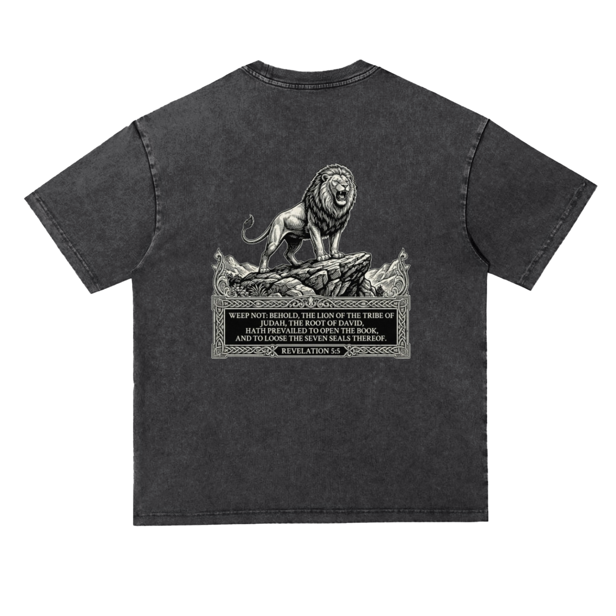 Snow Washed Heavyweight Oversize T-Shirt