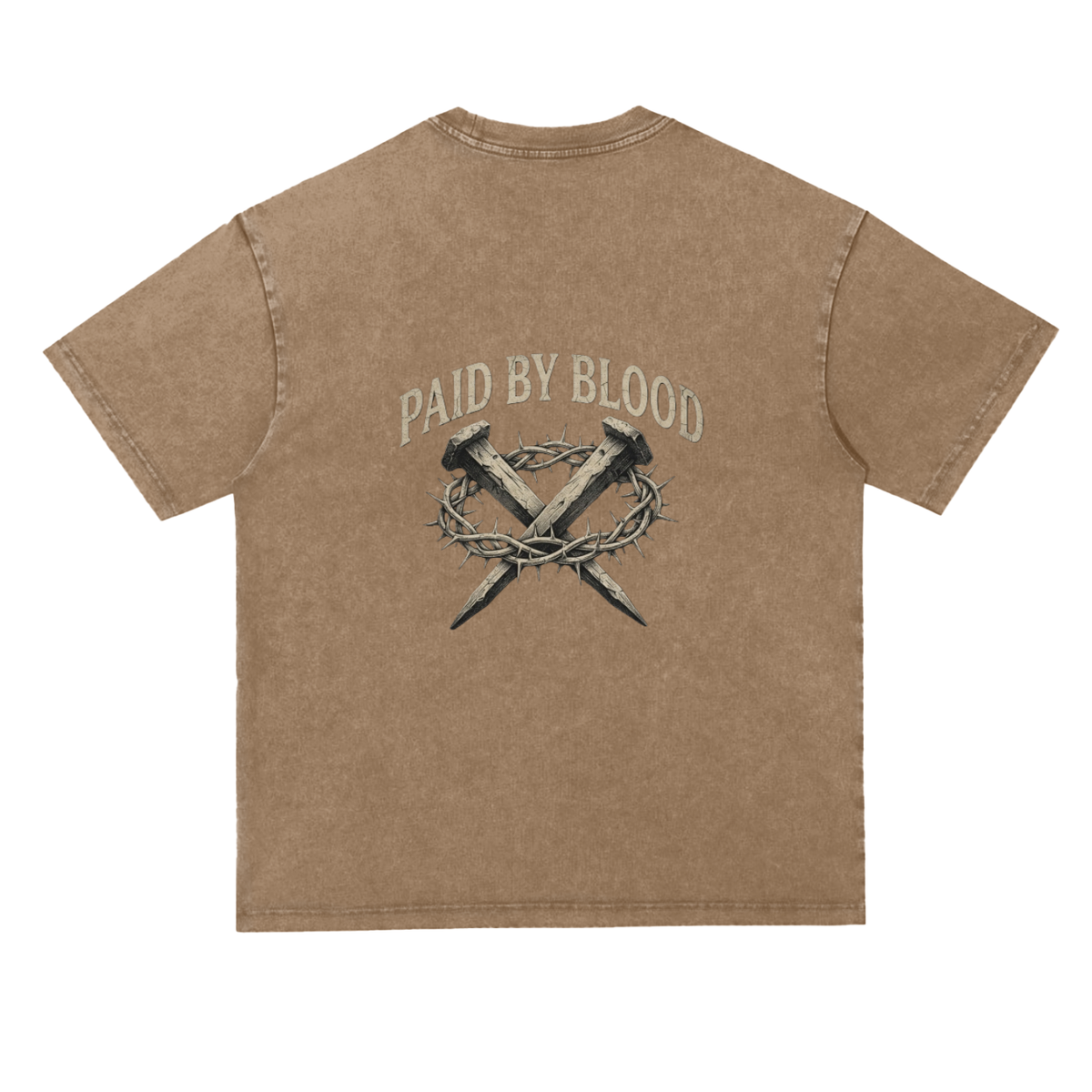 Snow Washed Heavyweight Oversize T-Shirt