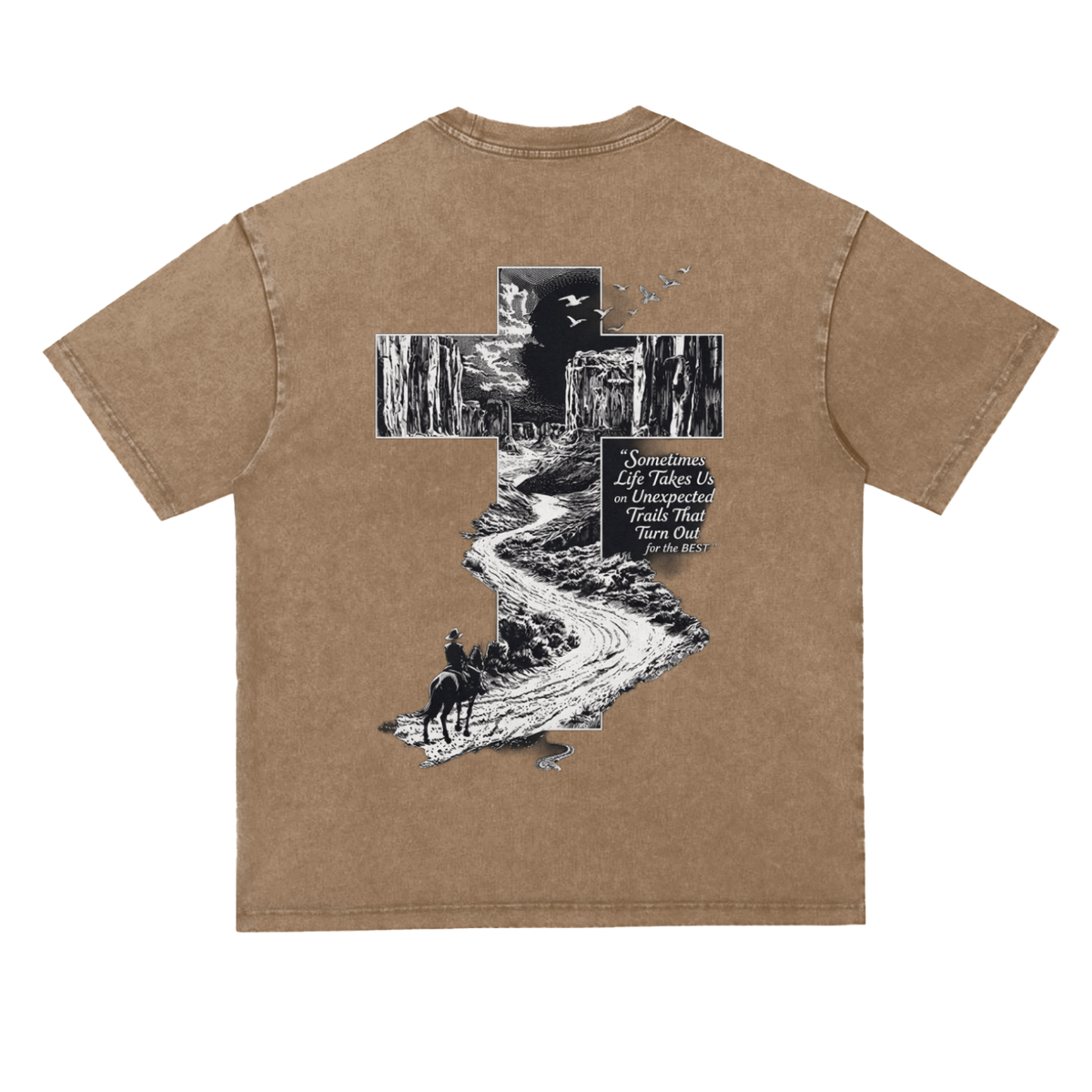 Snow Washed Heavyweight Oversize T-Shirt