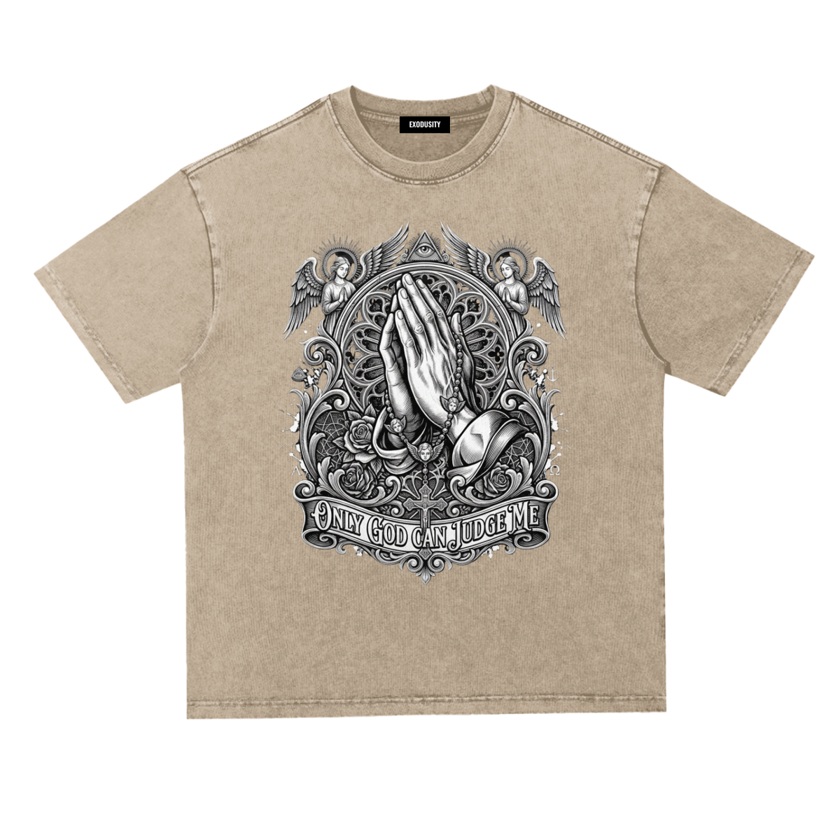 Snow Washed Heavyweight Oversize T-Shirt