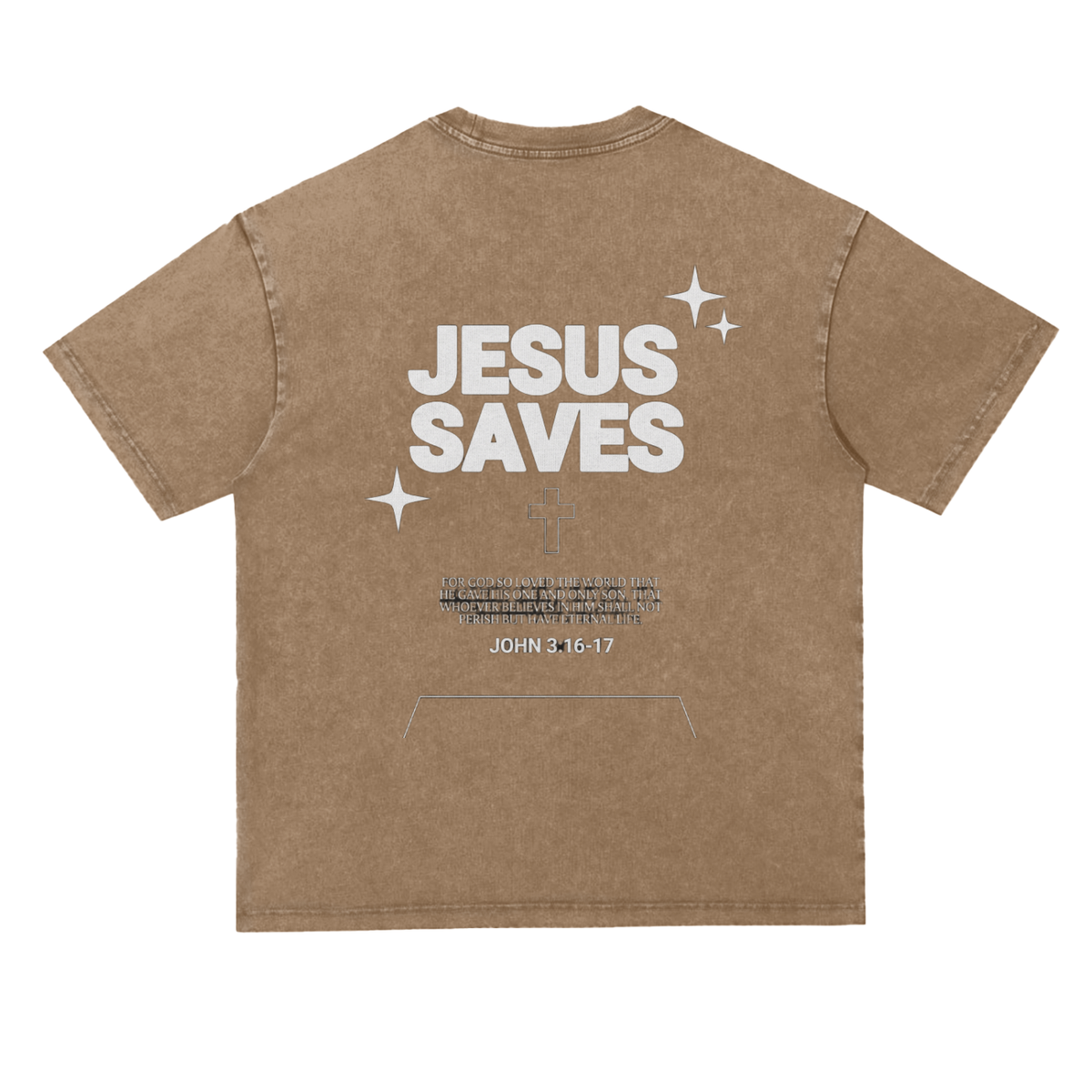 Snow Washed Heavyweight Oversize T-Shirt