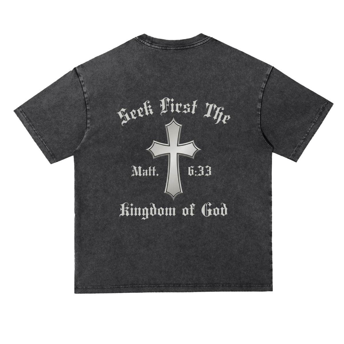 Snow Washed Heavyweight Oversize T-Shirt