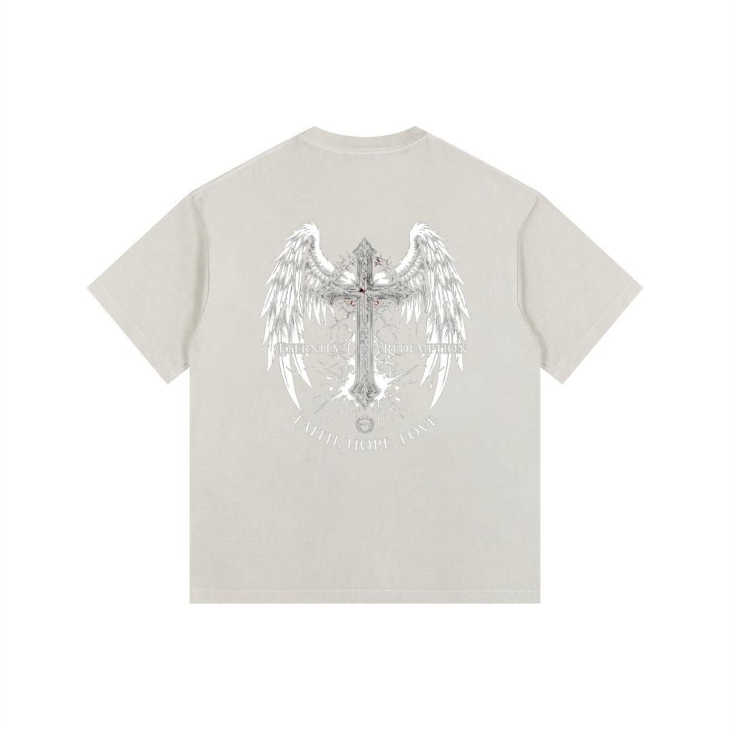 Vintage Washed Oversized Cotton T-Shirt
