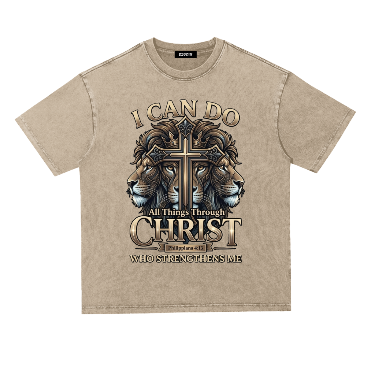 Snow Washed Heavyweight Oversize T-Shirt