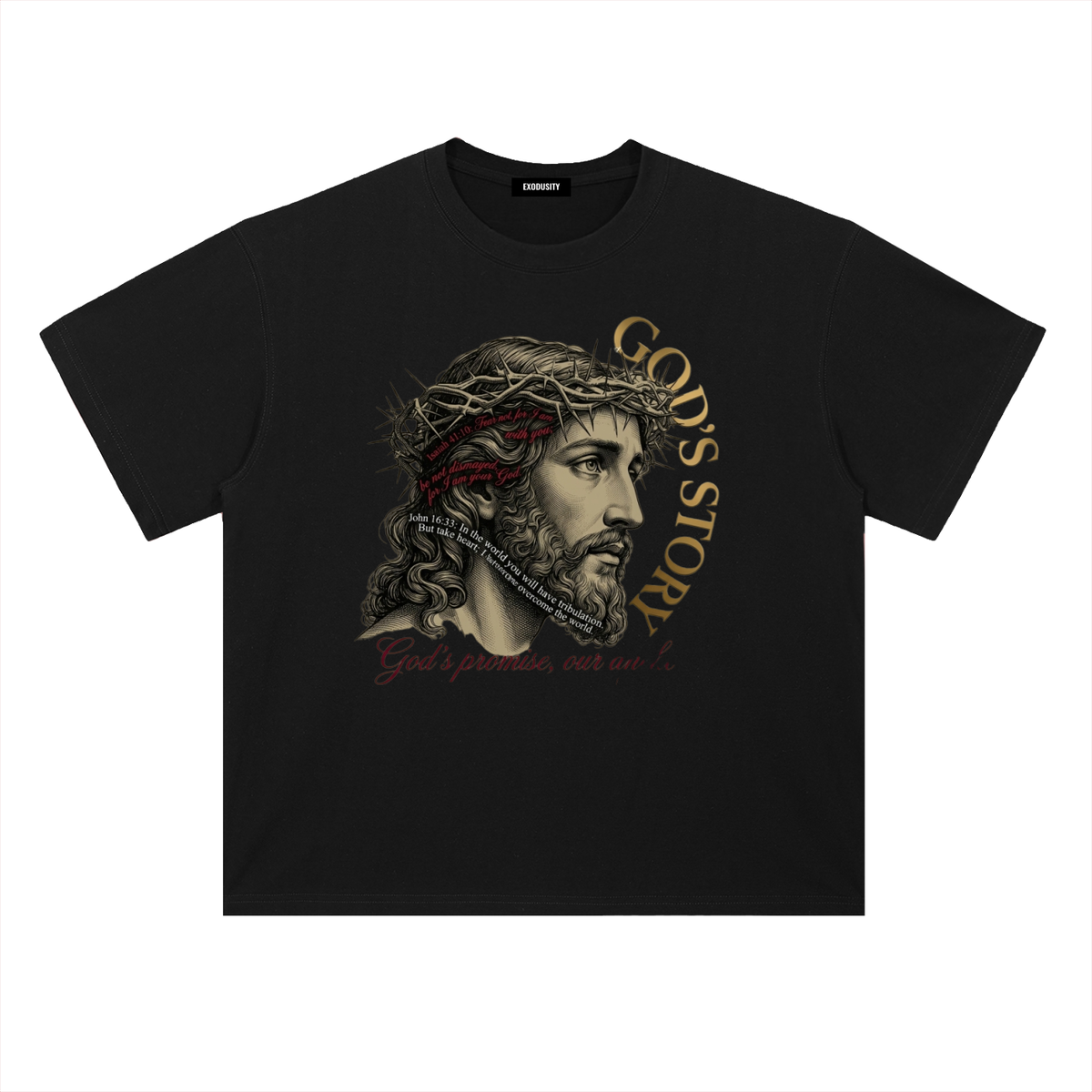 Heavyweight Drop Shoulder Cotton T-Shirt