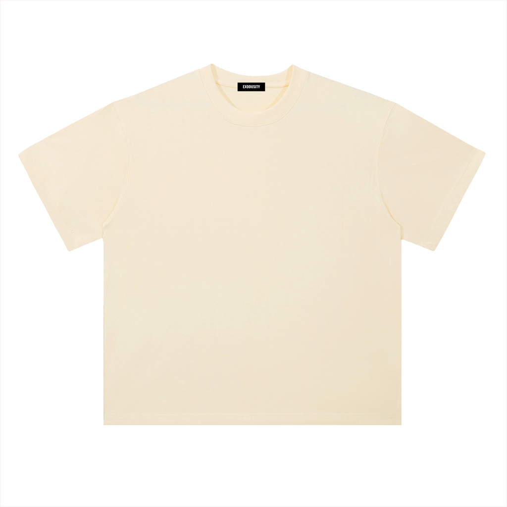 Heavyweight Drop Shoulder Cotton T-Shirt