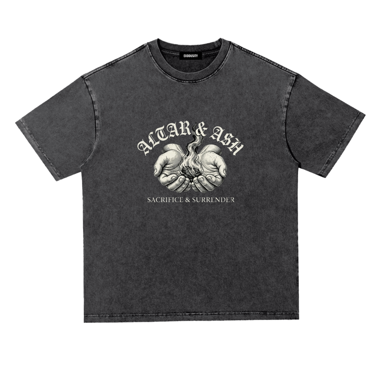 Snow Washed Heavyweight Oversize T-Shirt