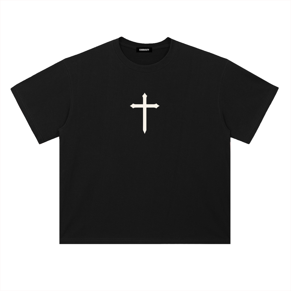 Heavyweight Drop Shoulder Cotton T-Shirt