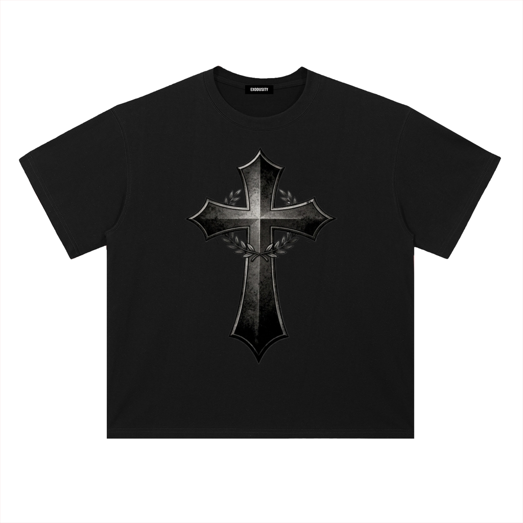 Heavyweight Drop Shoulder Cotton T-Shirt