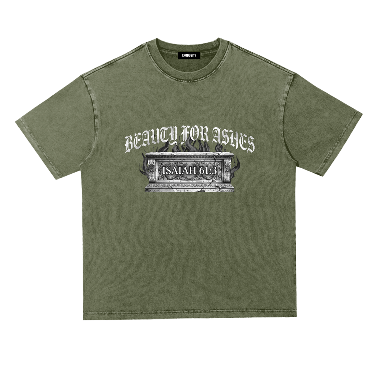 Snow Washed Heavyweight Oversize T-Shirt