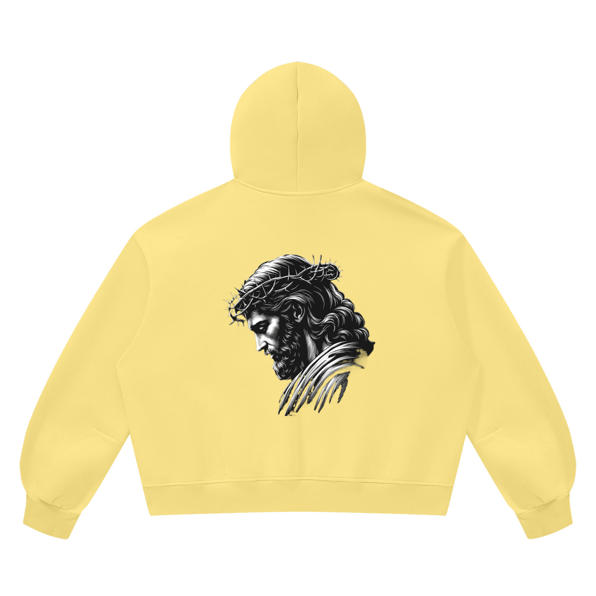 Unisex Vintage Wash Boxy Fleece Hoodie